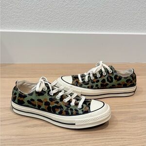 Converse Leopard Print Sneakers